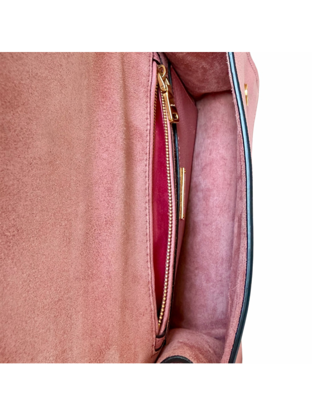 Miu Miu Miu Lady Crystal-Embellished Madras Leather Shoulder Bag - Pink - Picture 7 of 16